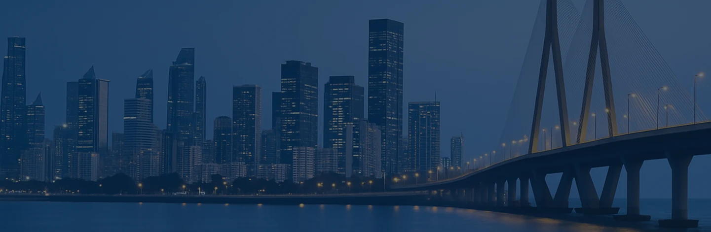 mumbai bandra worli sealink skyline