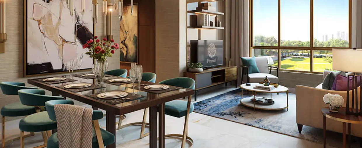 rentmax piramal vaikunth living area